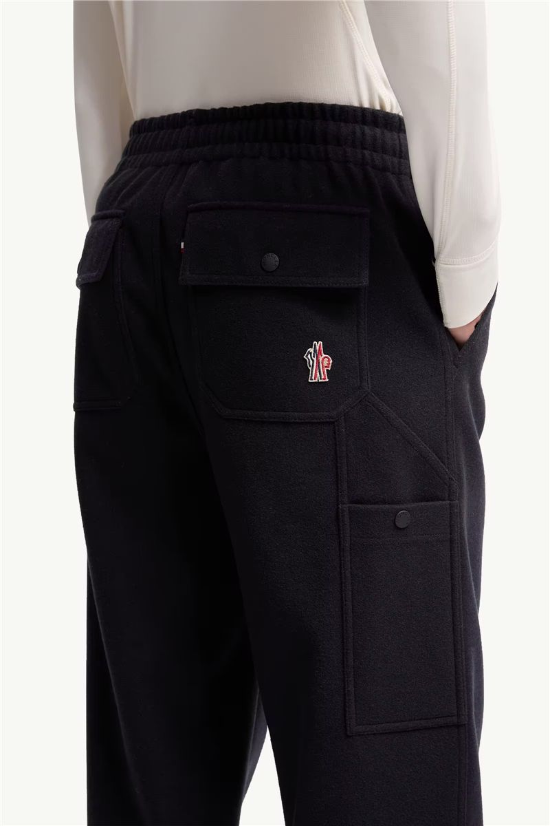 Embossed logo track pants-MONCLER-Verso