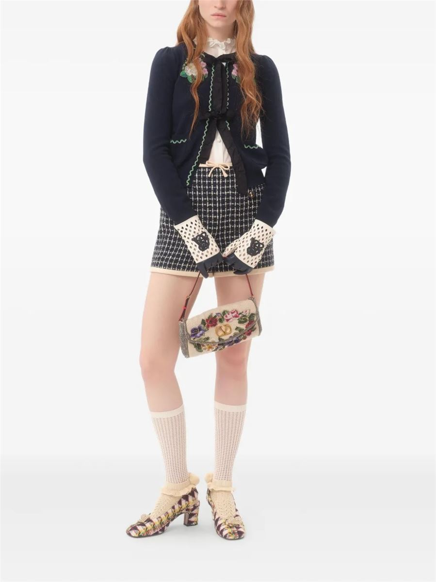 Embroidered Cardigan-VALENTINO-Verso