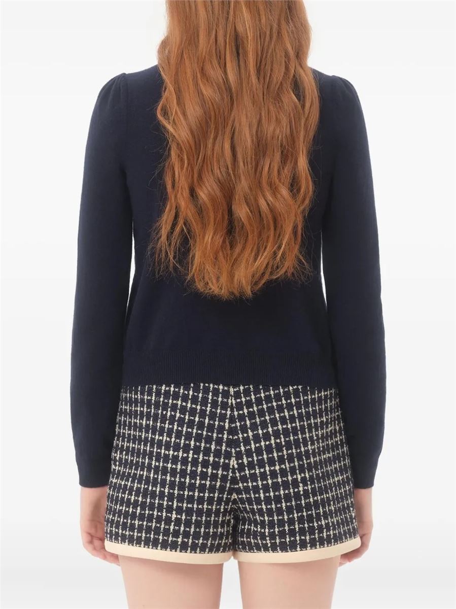 Embroidered Cardigan-VALENTINO-Verso