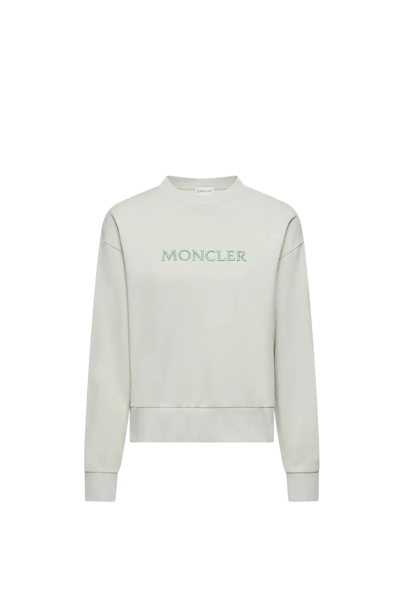 Embroidered logo cotton sweatshirt-MONCLER-306202-XS-Verso