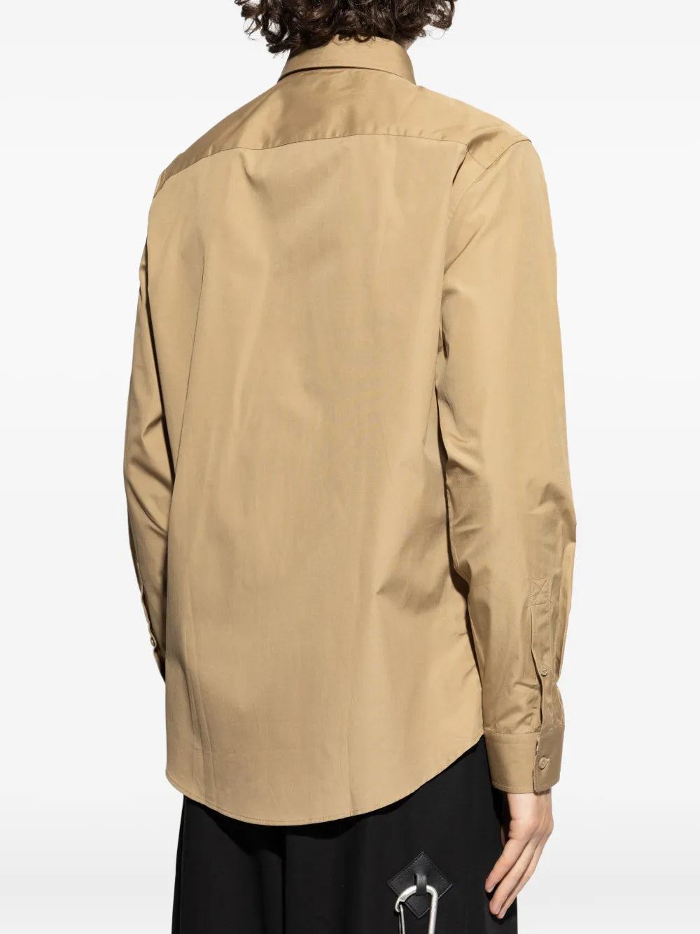 Embroidered-logo pocket shirt-BURBERRY-Verso