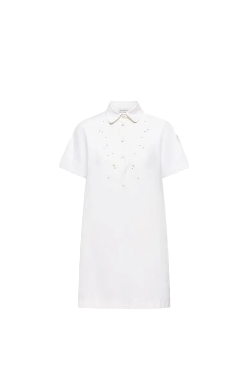 Embroidered Shirt Dress-MONCLER-310254-38-Verso