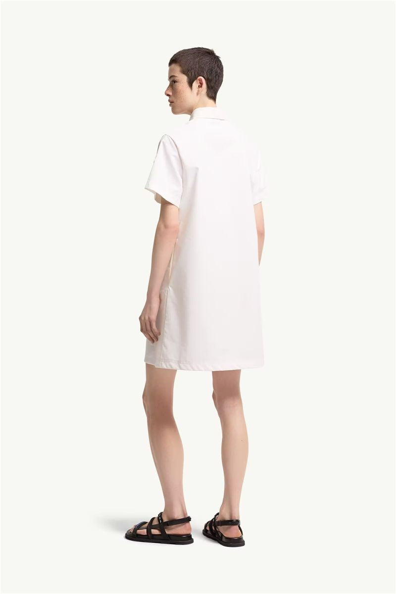 Embroidered Shirt Dress-MONCLER-Verso