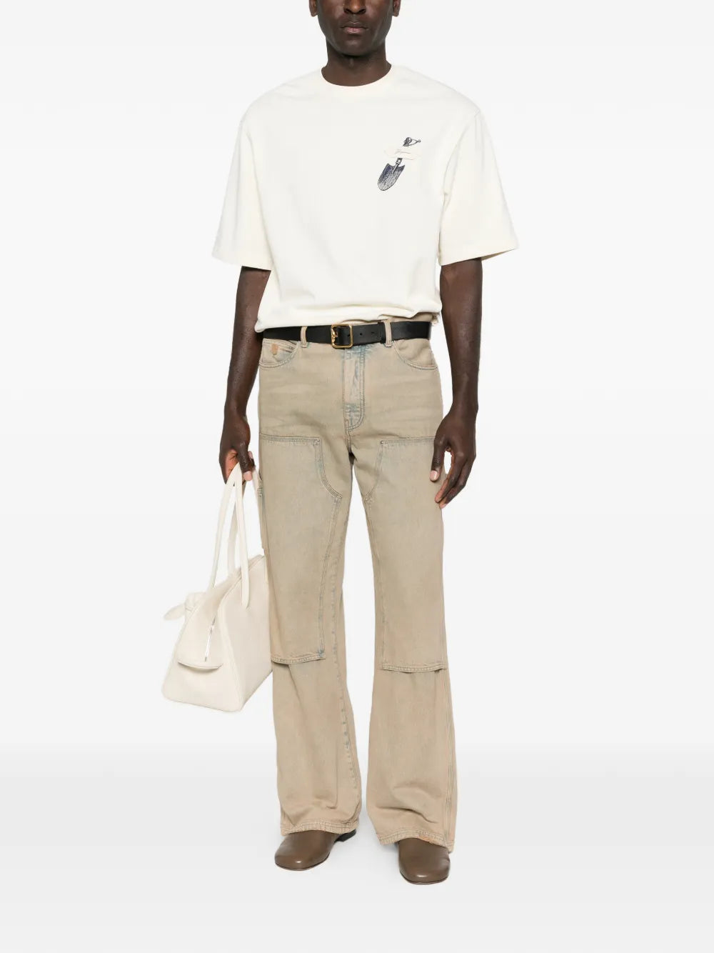 Embroidered shovel t-shirt-JACQUEMUS-Verso