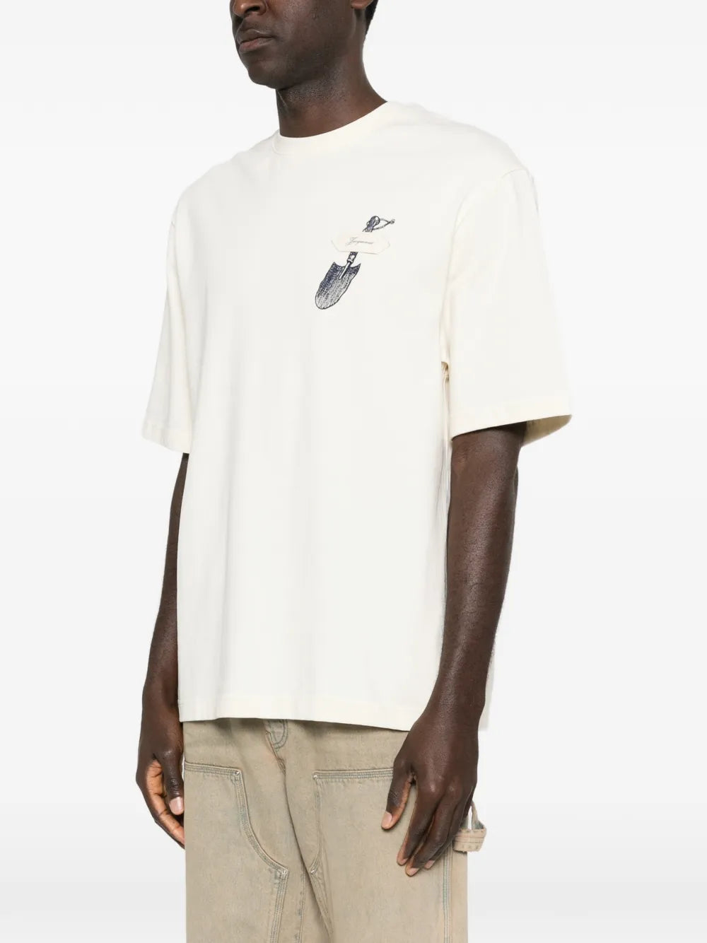 Embroidered shovel t-shirt-JACQUEMUS-Verso