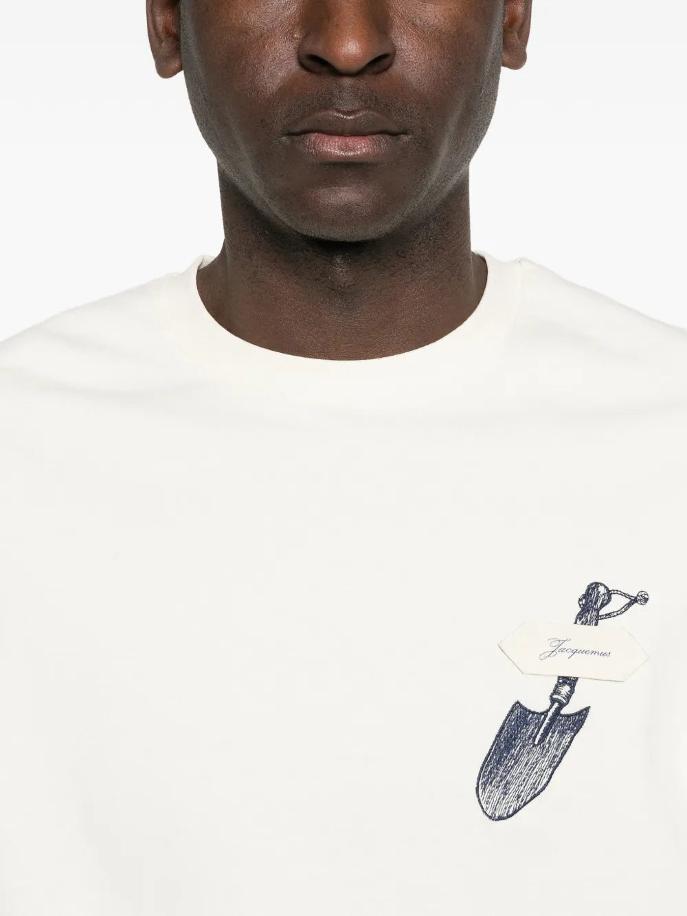 Embroidered shovel t-shirt-JACQUEMUS-Verso