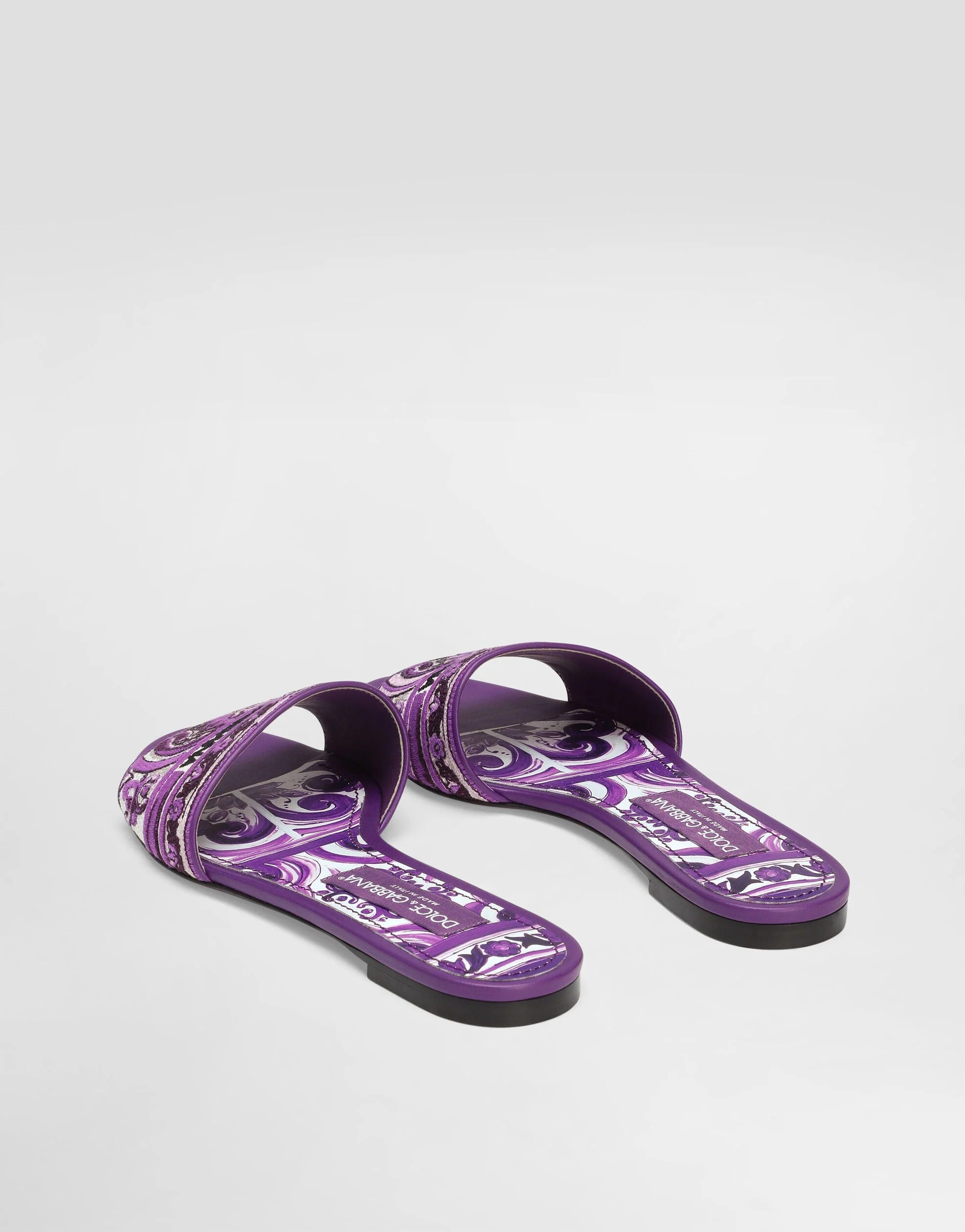 EMBROIDERED SLIDES-DOLCE & GABBANA-Verso