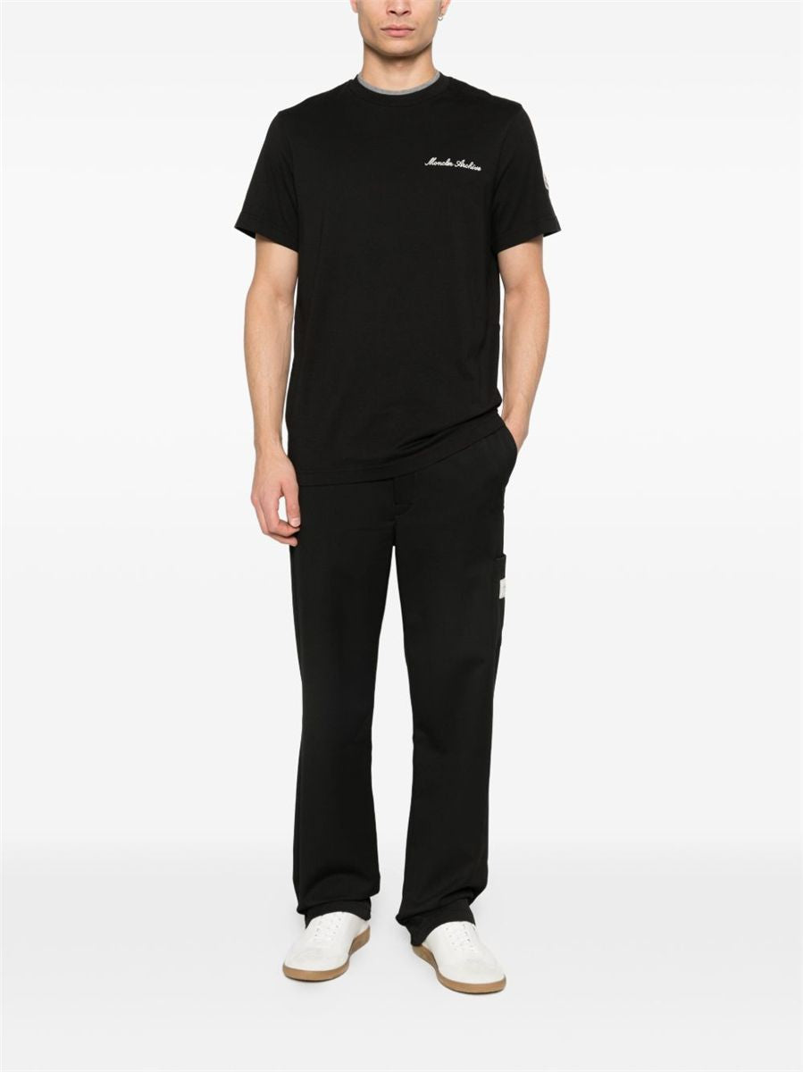 Embroidered t-shirt-MONCLER-Verso