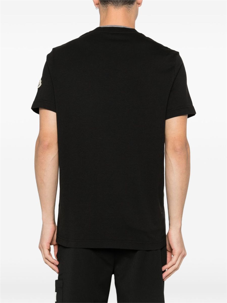 Embroidered t-shirt-MONCLER-Verso