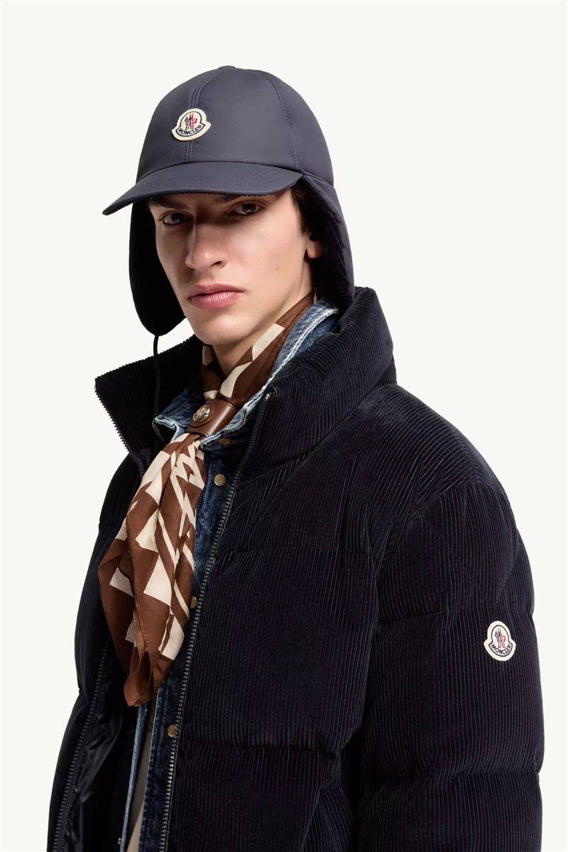 Esparron corduroy short down jacket-MONCLER-Verso