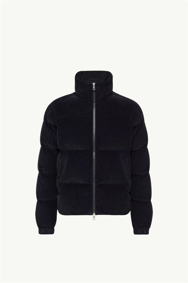 Esparron corduroy short down jacket-MONCLER-Verso