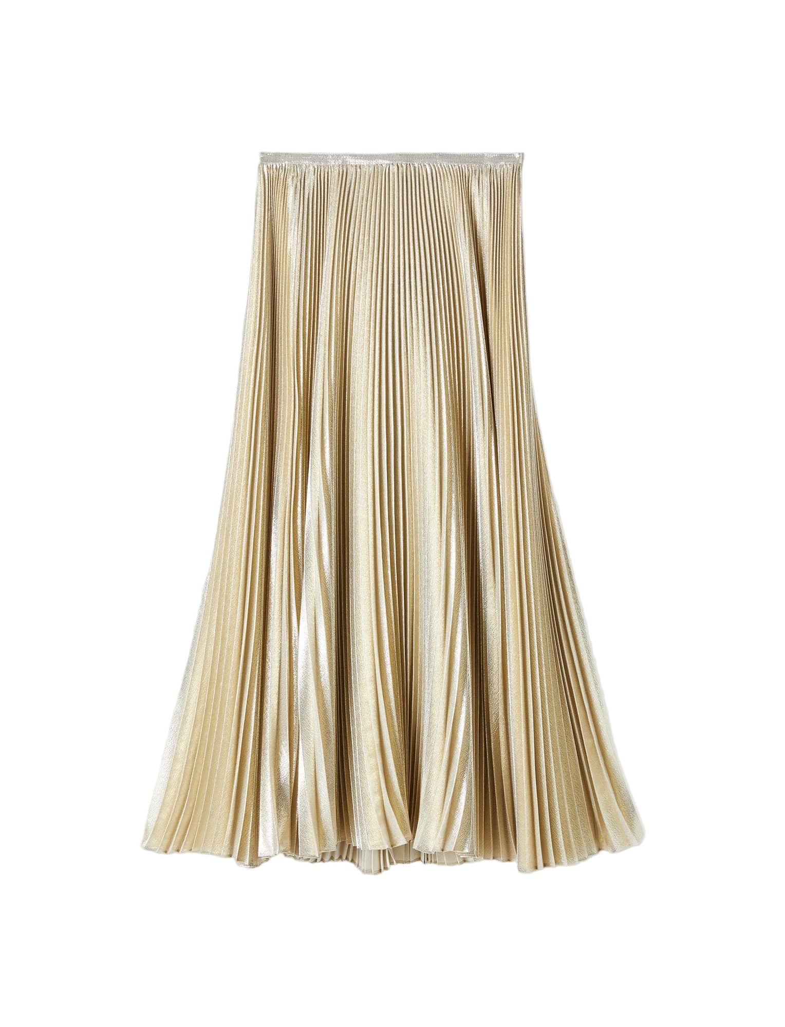 Essai Lamé Pleated Midi Skirt-JOSEPH-Verso