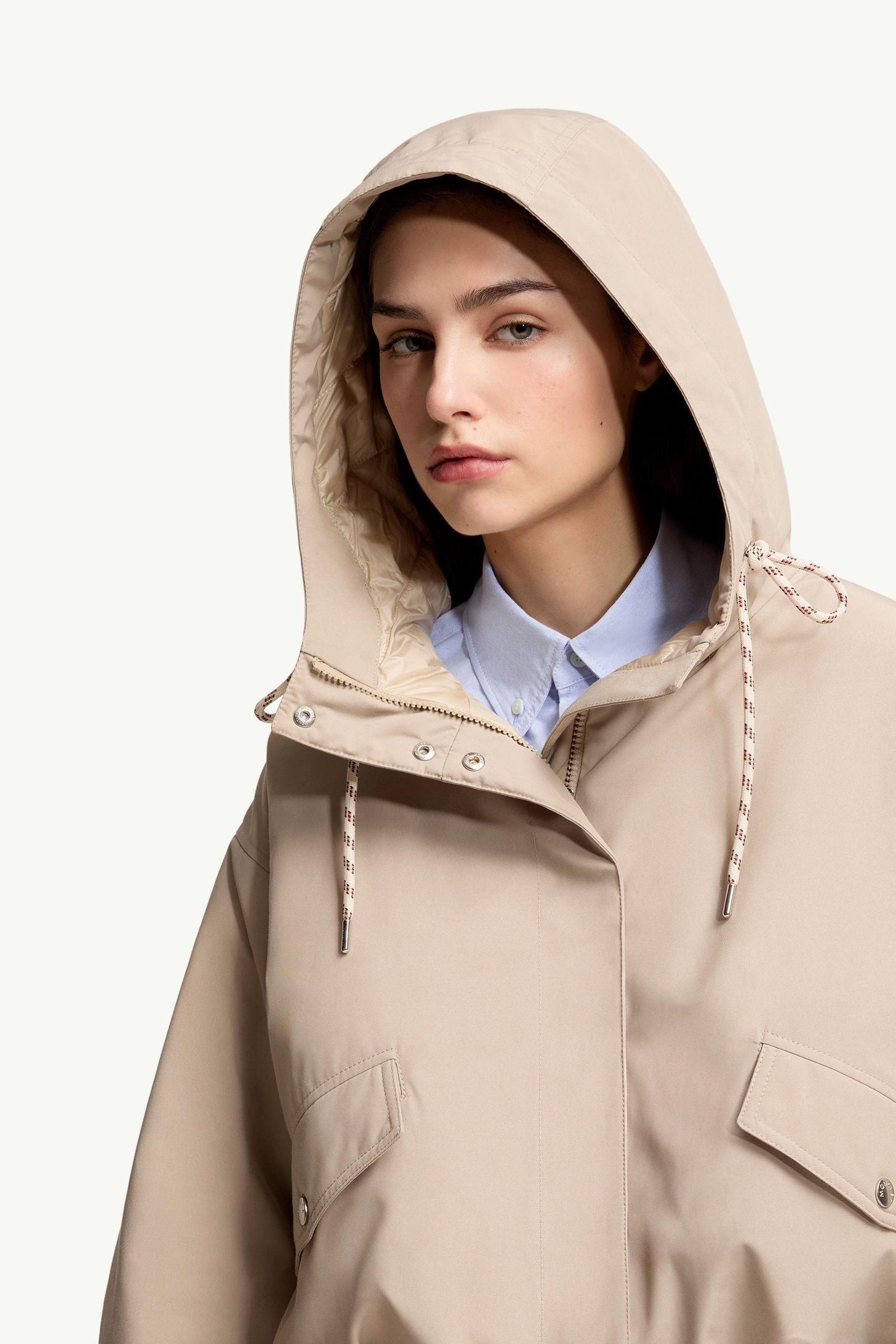 Eucalyptus Hooded Jacket-MONCLER-Verso