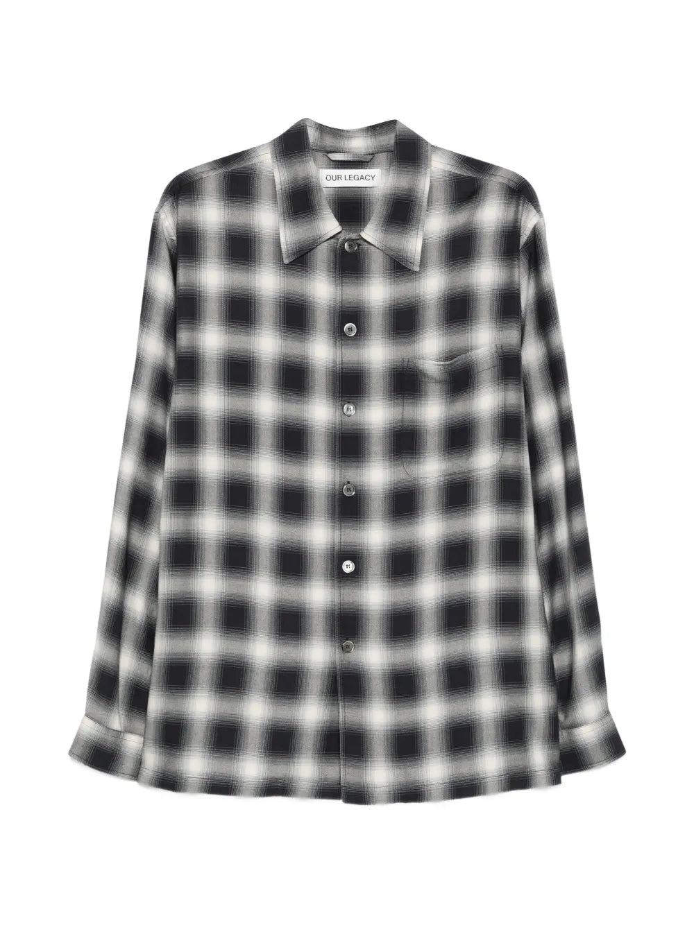 Every check-pattern button-down cotton shirt-OUR LEGACY-308111-46-Verso