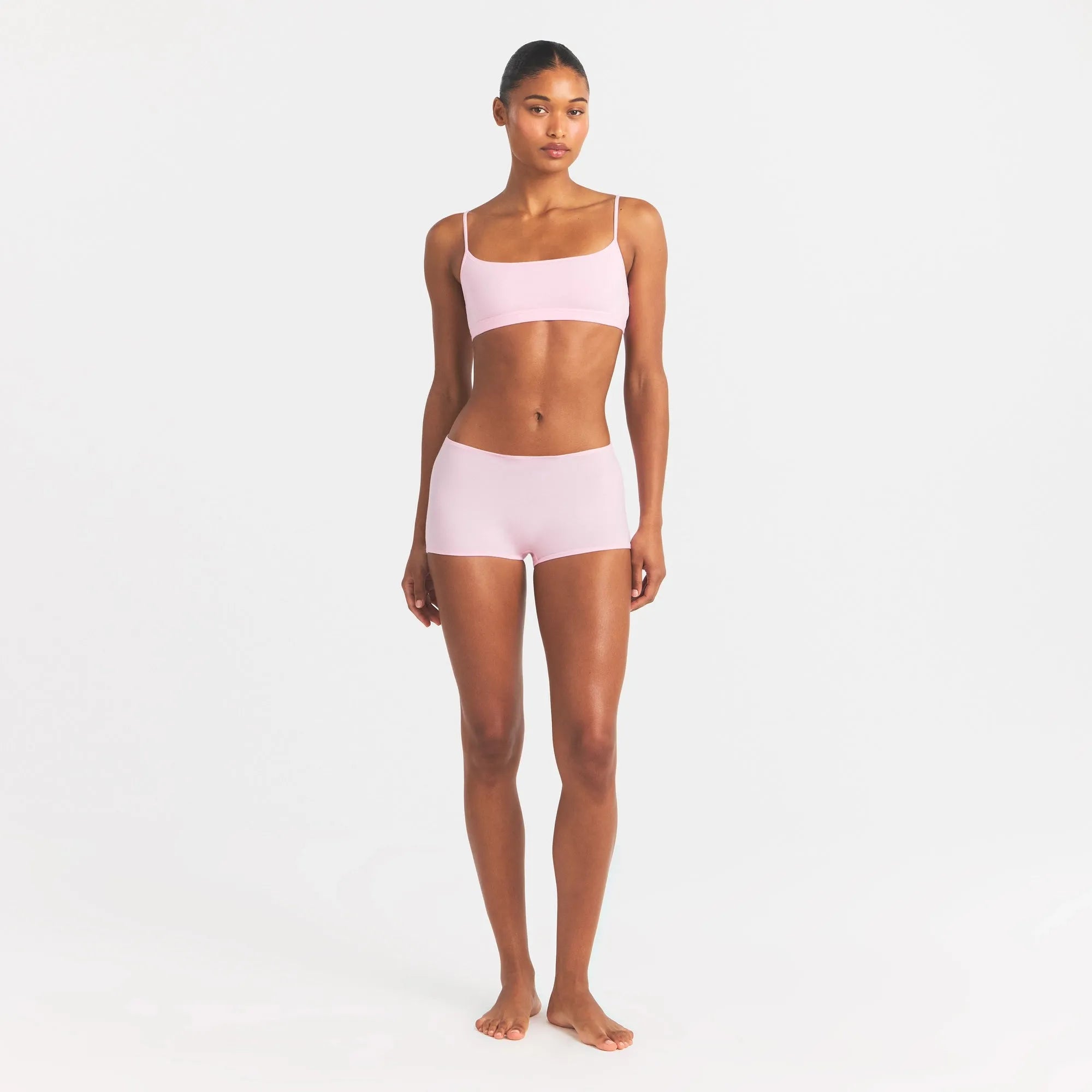 Everyday Cotton Scoop Bralette-SKIMS-Verso