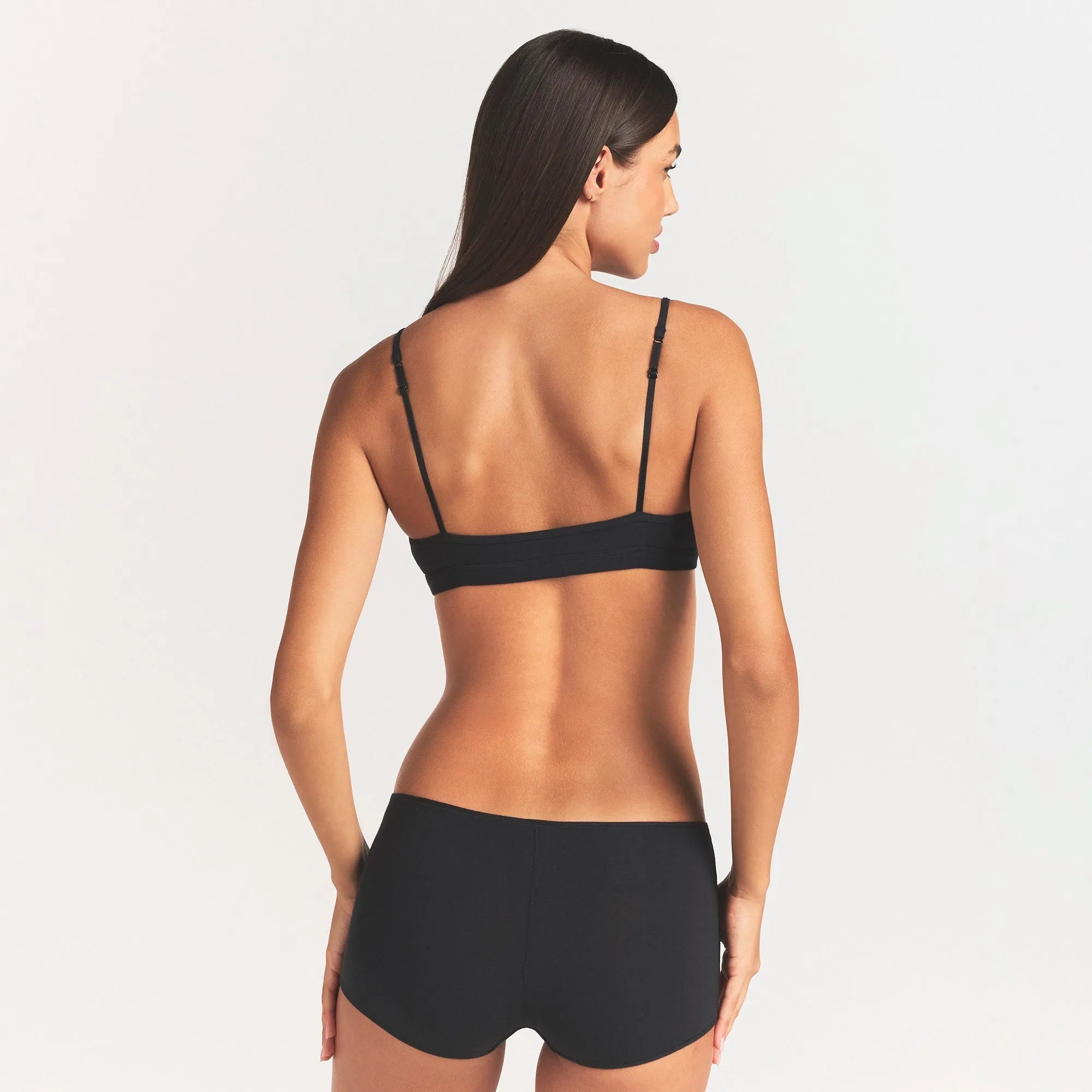 Everyday Cotton Scoop Bralette-SKIMS-Verso
