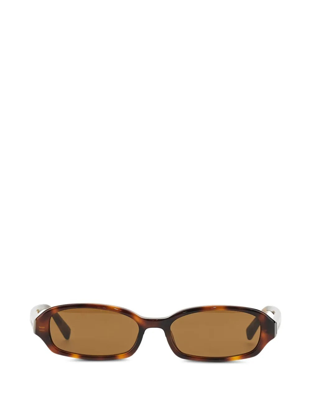 Eyewear erin tortoiseshell-effect rectangle-frame sunglasses-SAINT LAURENT-311078-TU-Verso