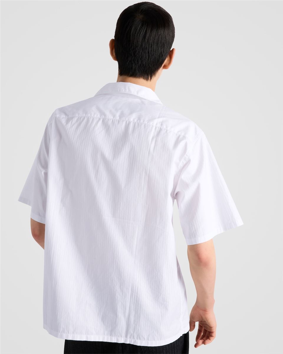 COTTON BOWLING SHIRT - PRADA - Verso