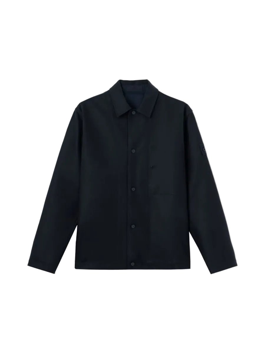Regular-fit overshirt with chest pocket
