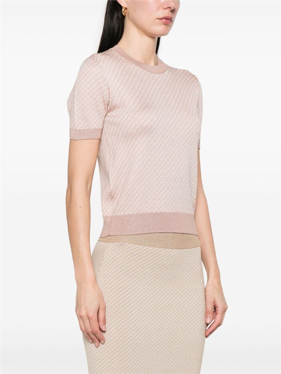 FF SILK AND WOOL JUMPER -  FENDI - Verso