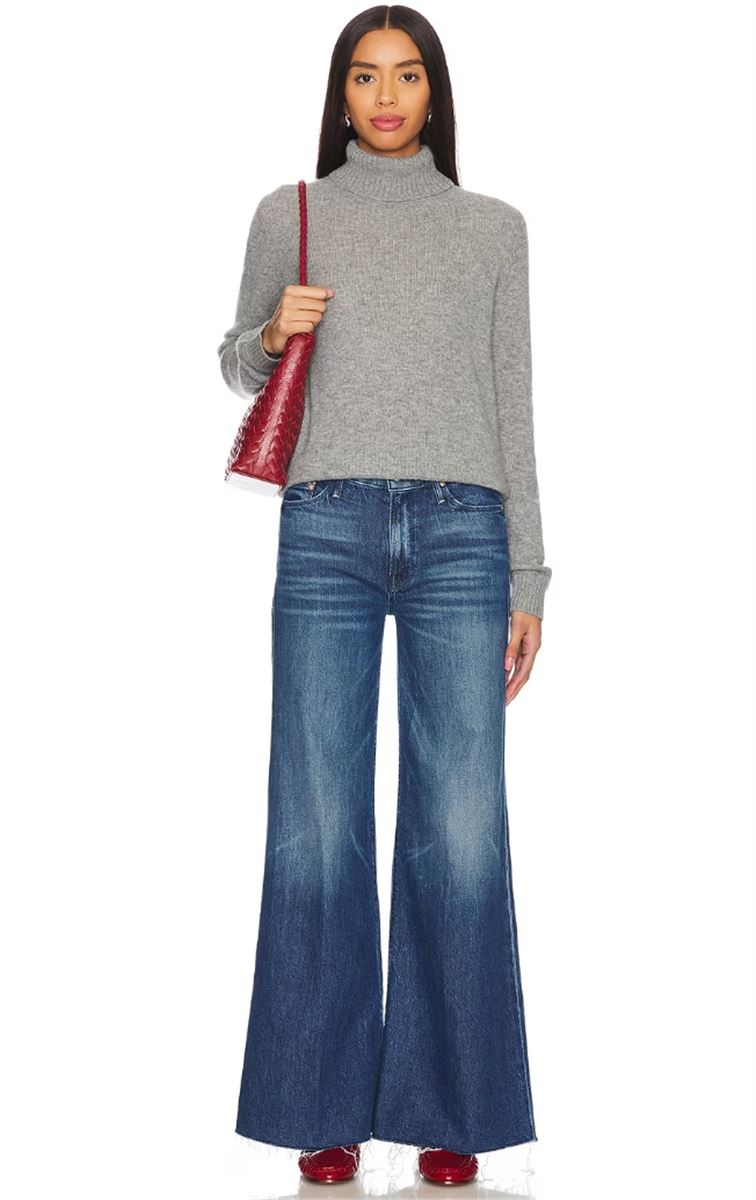 WIDE LEGS TWISTER SNEAK FRAY - MOTHER - Verso
