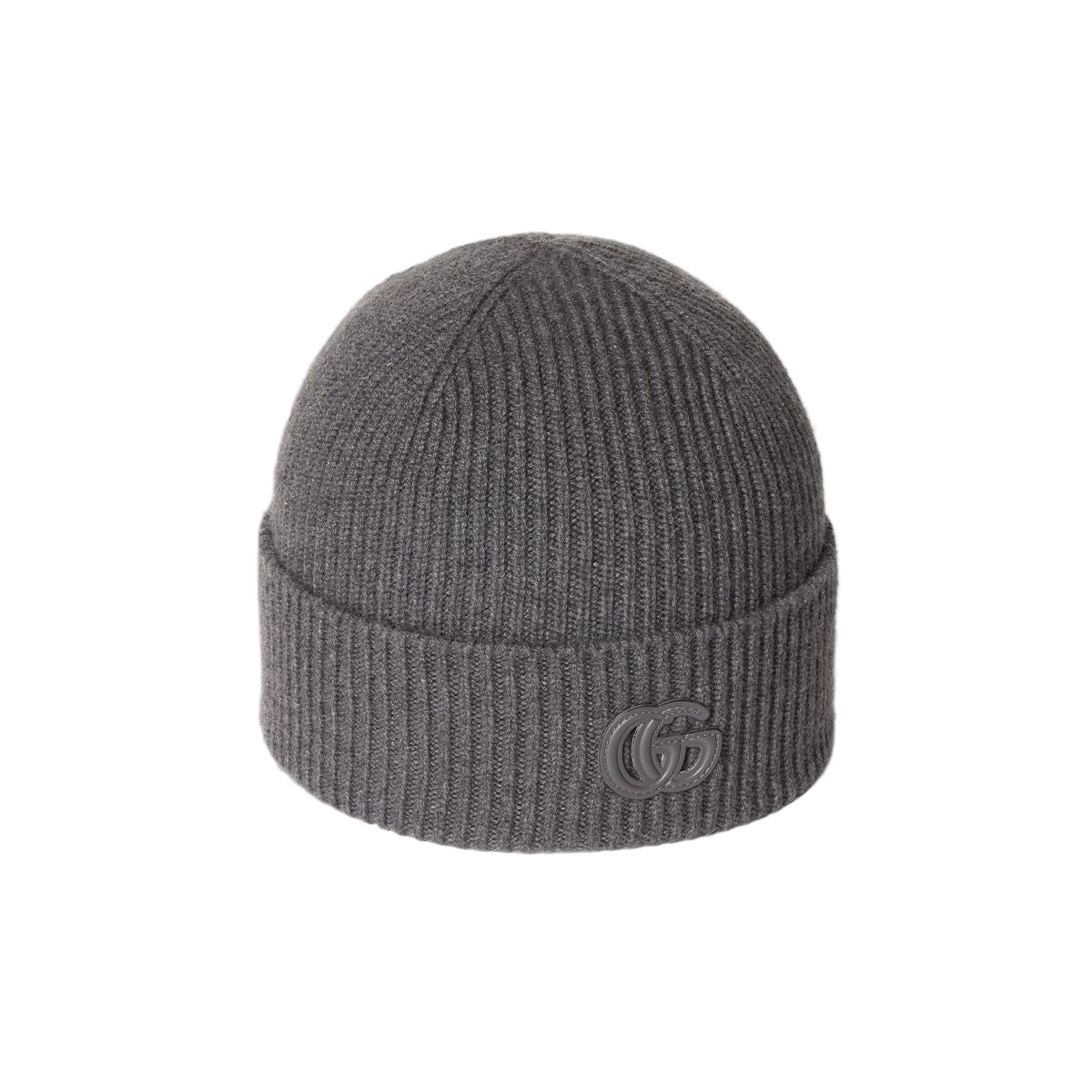 Cashmere hat with patch