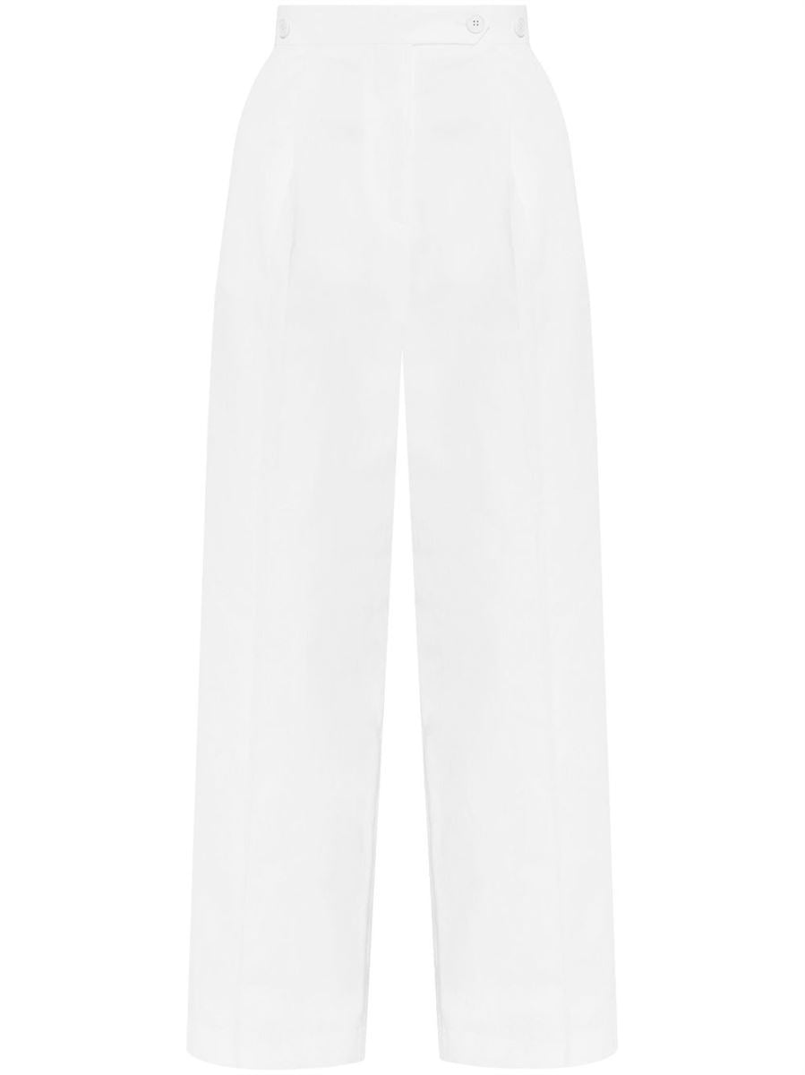 PLEATED PANTS IN COTTON -  GIVENCHY -  Verso