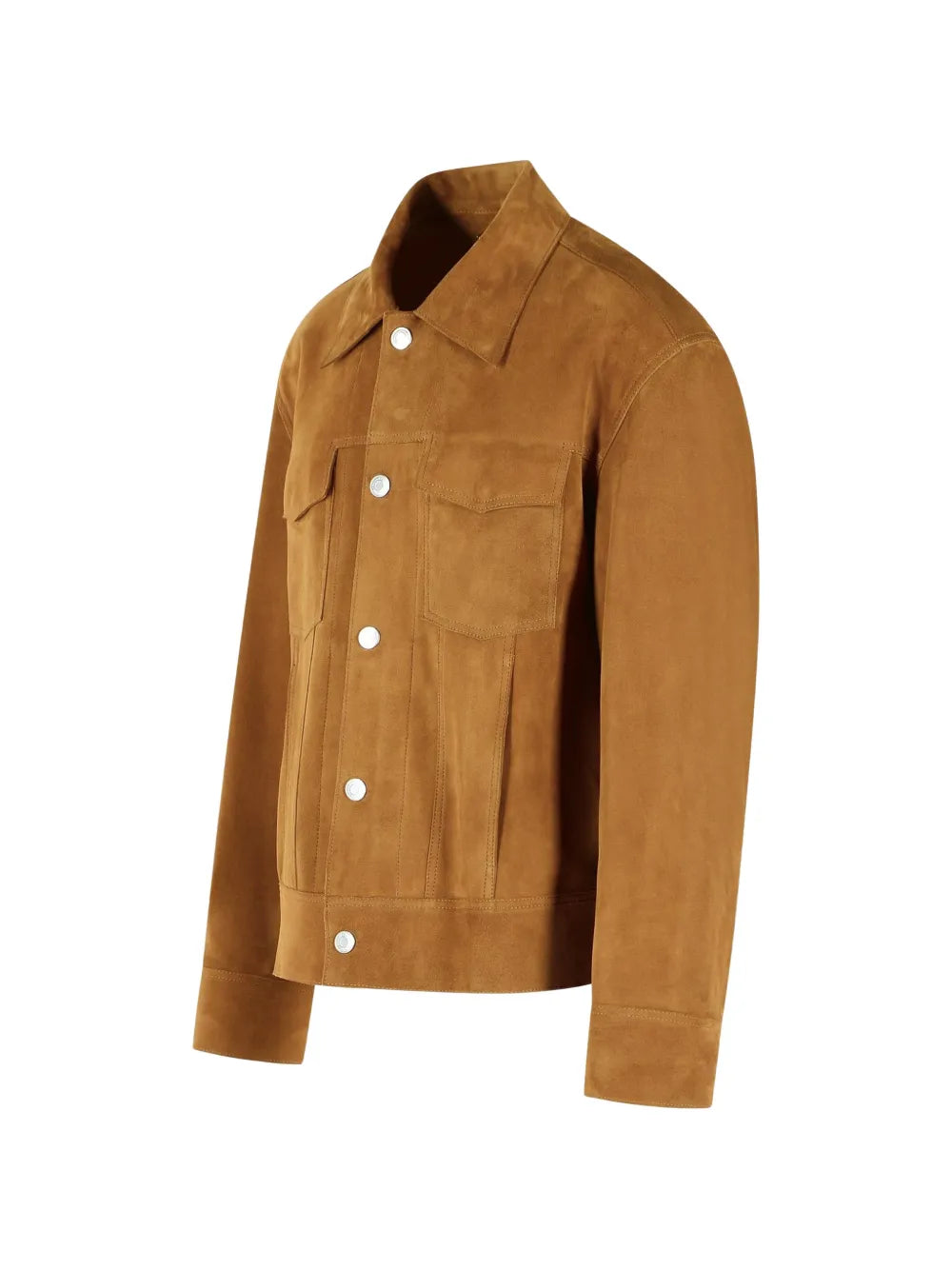 De coeur goatskin leather jacket-AMI-Verso
