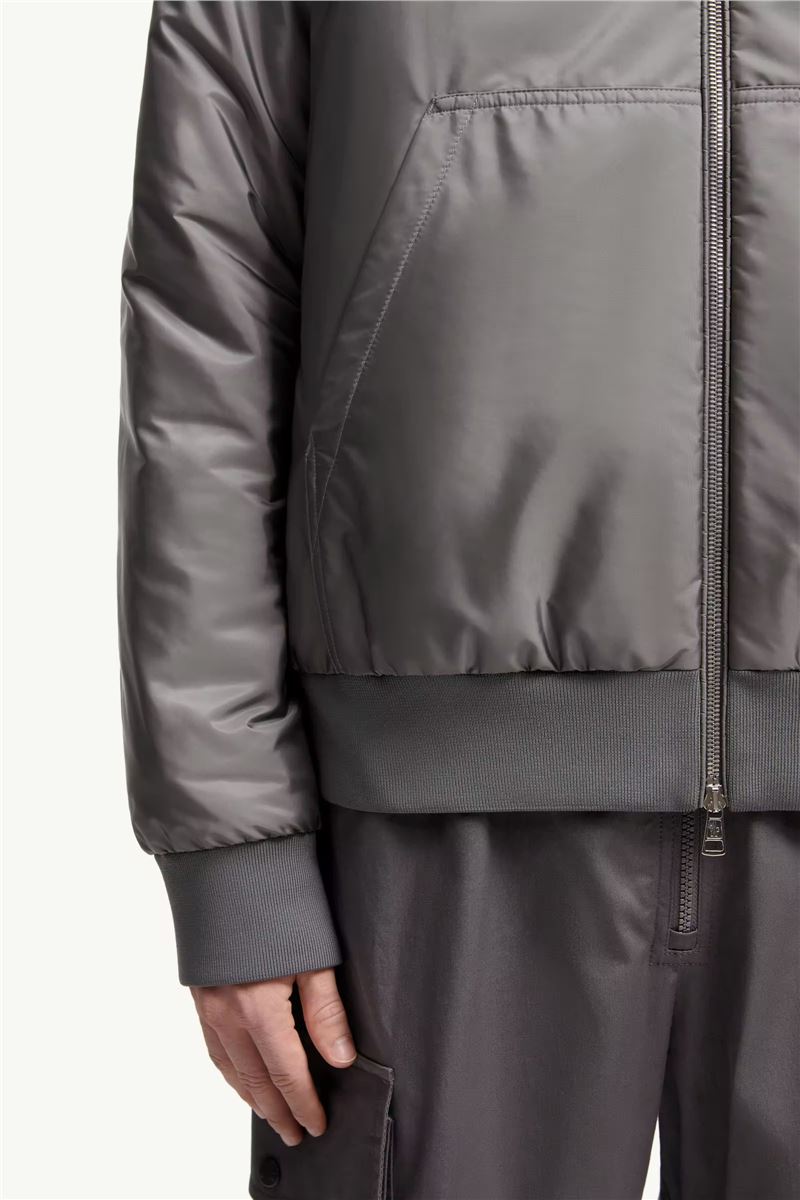 Poiliot hooded short down jacket-MONCLER-Verso