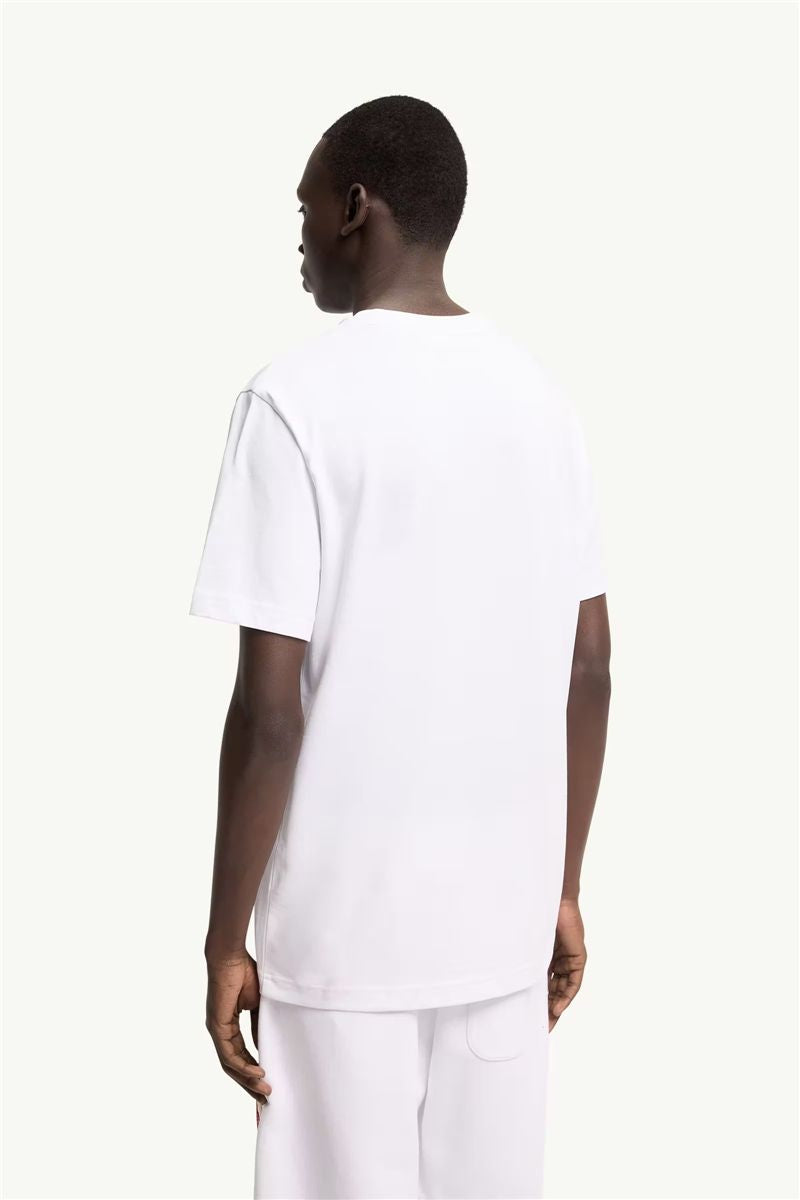Cotton jersey logo patch t-shirt