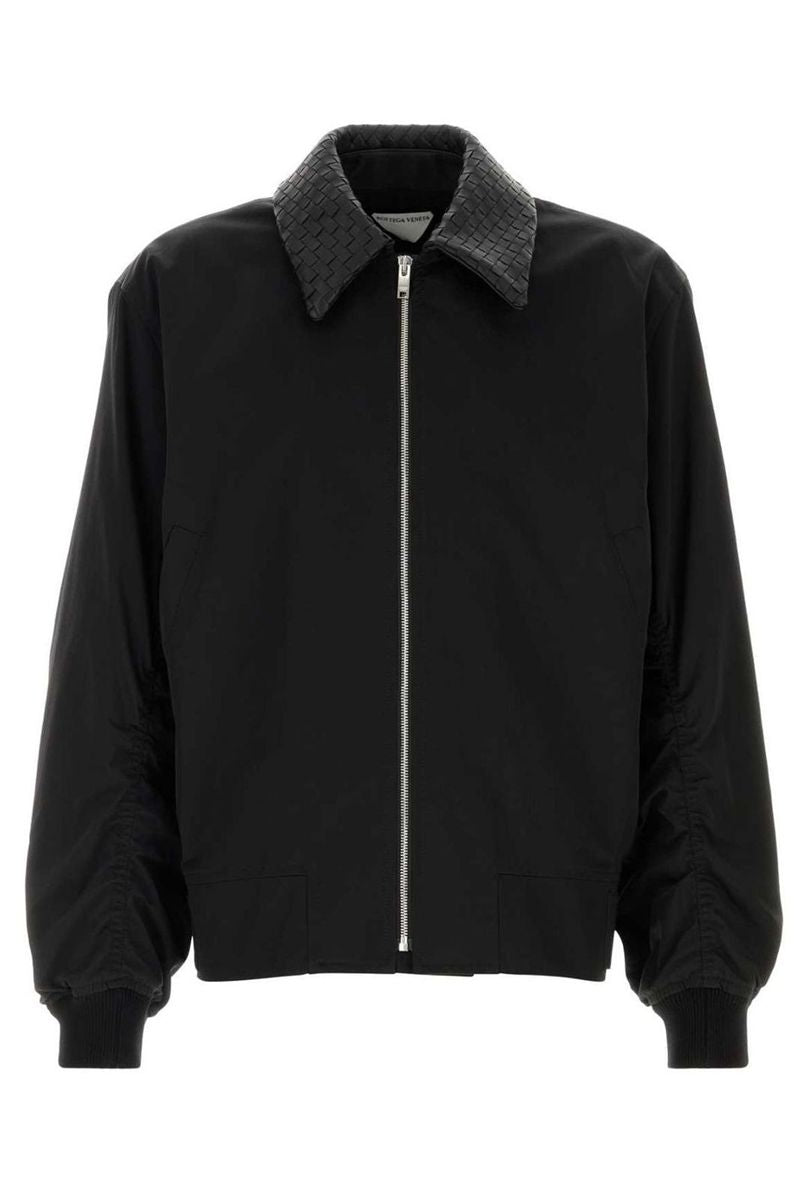 Intrecciato Zip-Up Jacket-BOTTEGA VENETA-309201-48-Verso