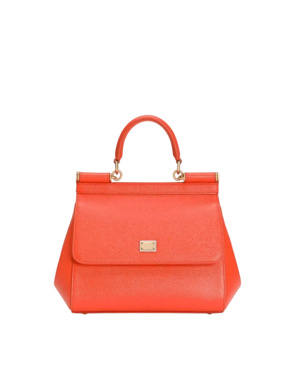 Small sicily handbag in calfskin