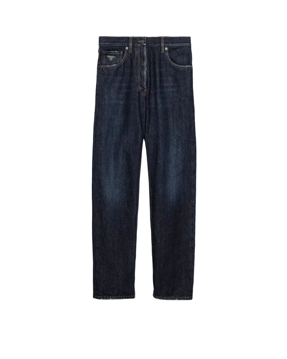 Five-pocket denim jeans-PRADA-309764-25-Verso