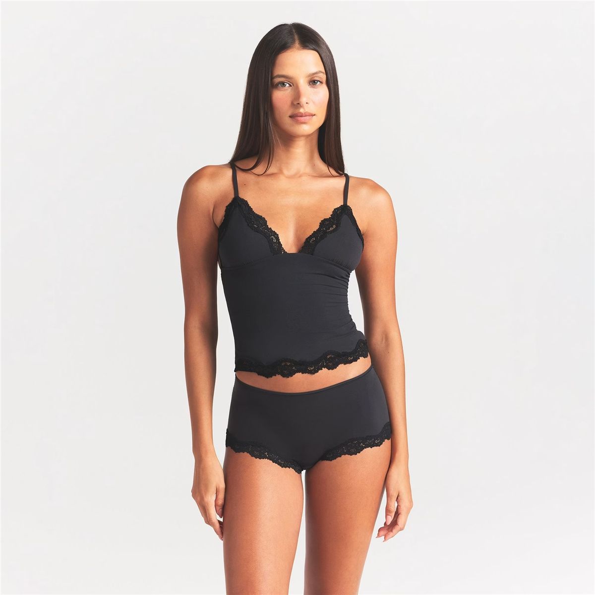 Fits everybody lace cami and boyshort set-SKIMS-Verso