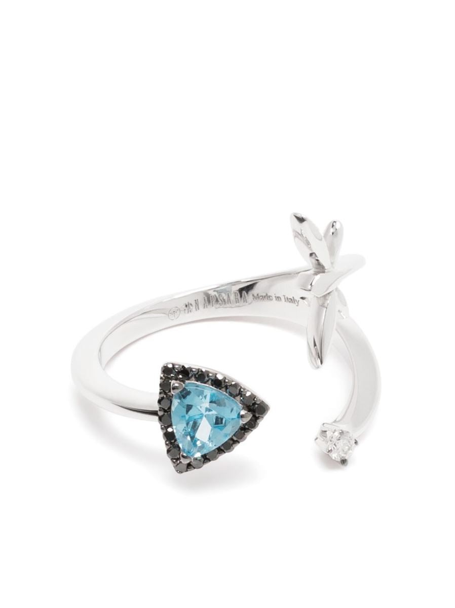 18KT WHITE GOLD RING - ANAPSARA - Verso