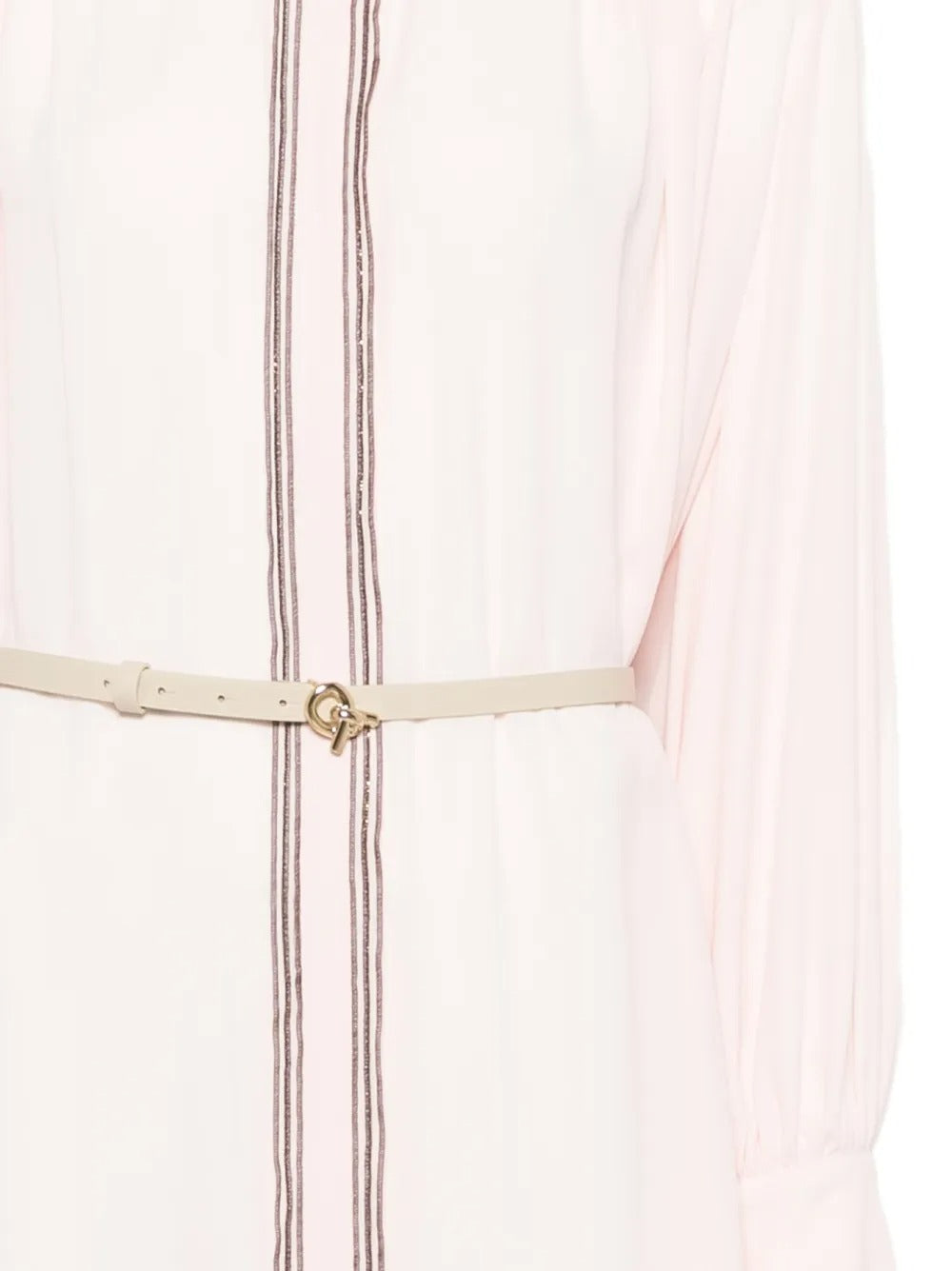 Fabiana contrast-trim midi dress-FABIANA FILIPPI-Verso