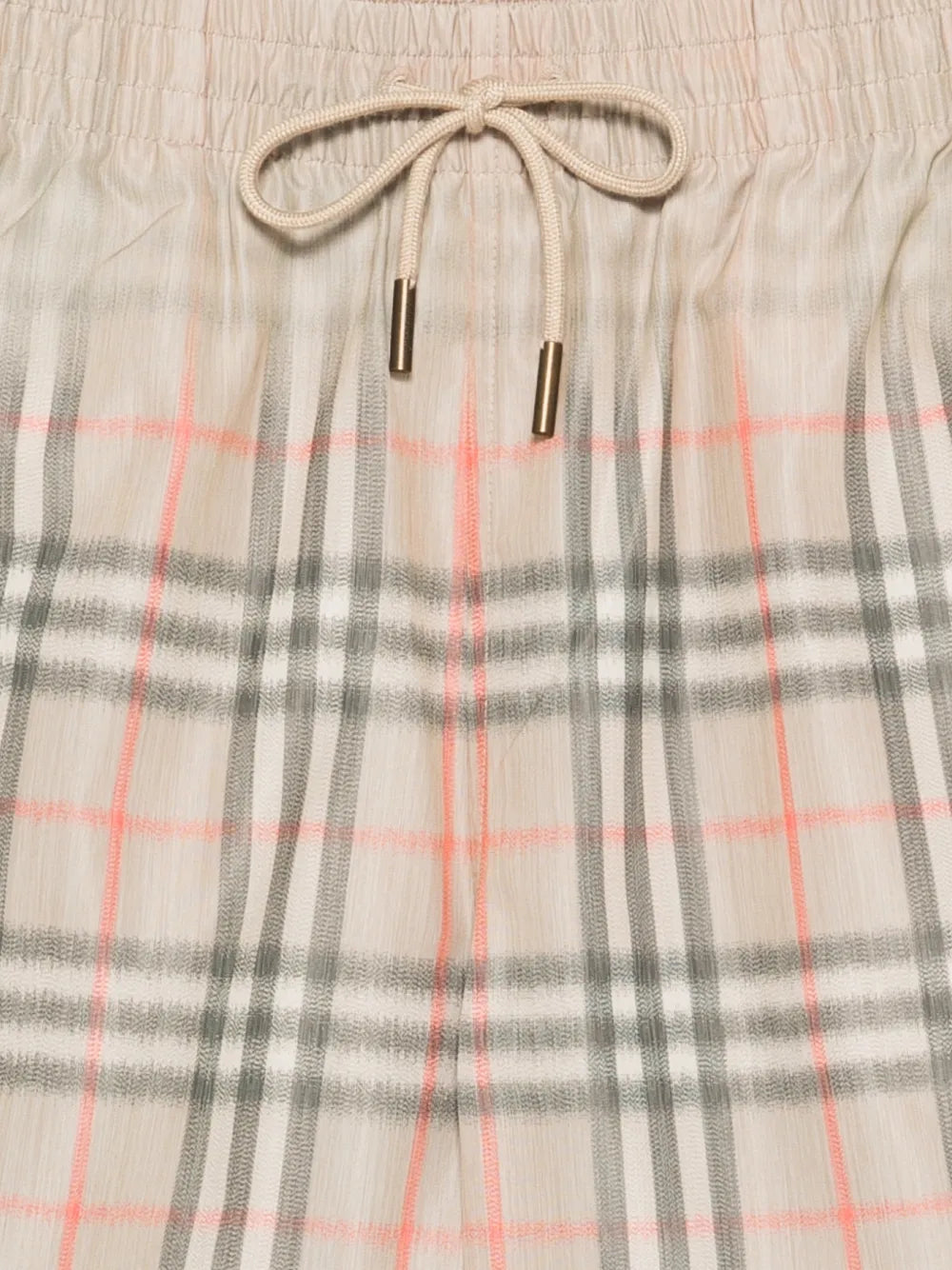 Faded checked swim shorts-BURBERRY-Verso