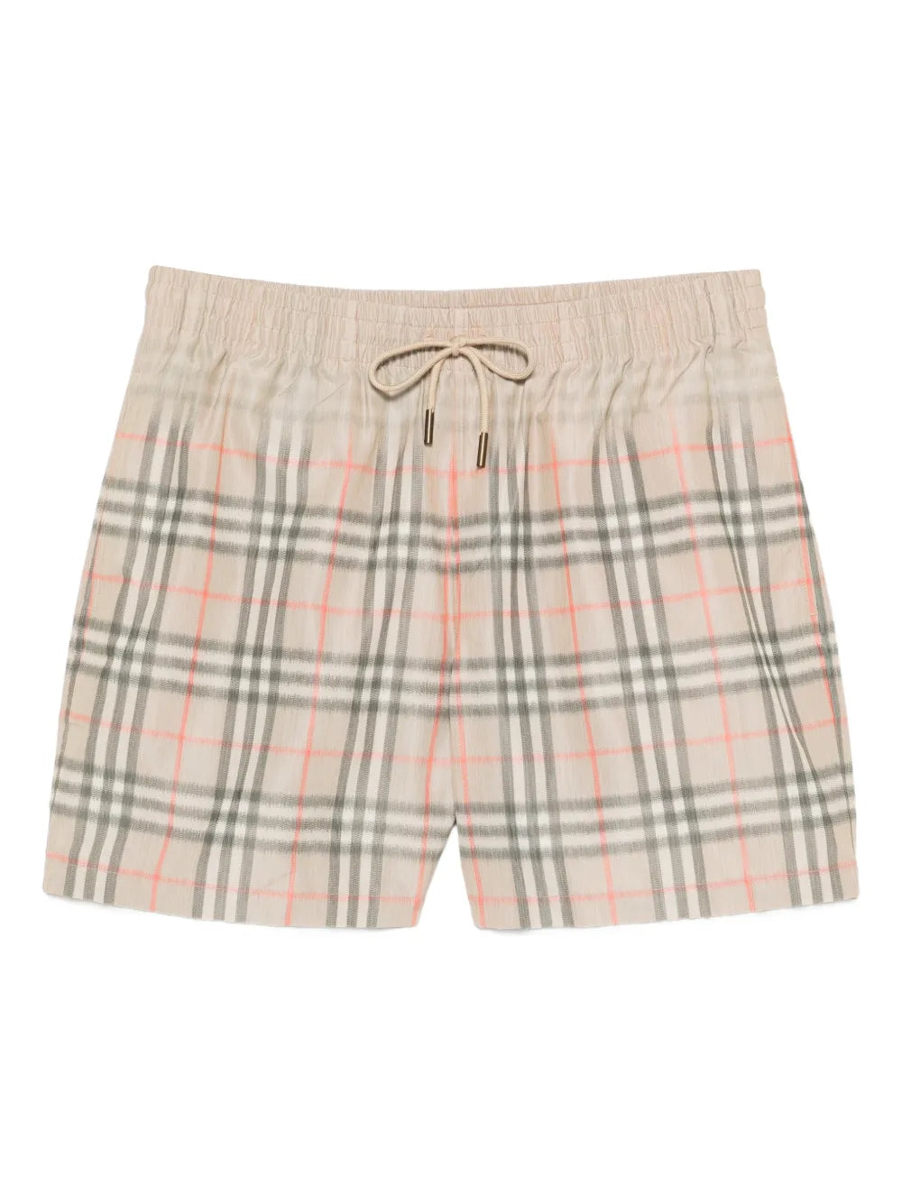 Faded checked swim shorts-BURBERRY-Verso