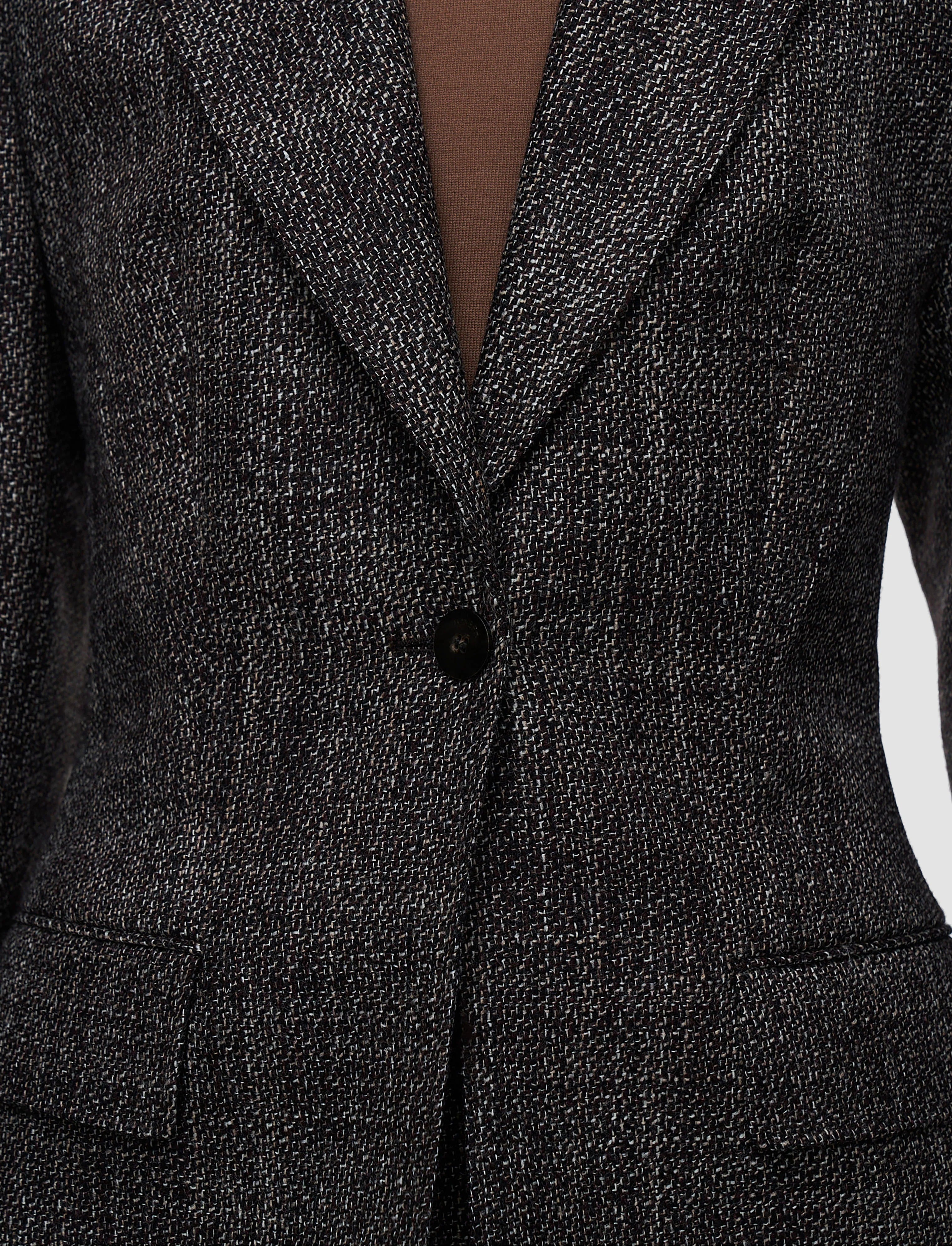 Fallon textured tailoring wool jacket-JOSEPH-Verso