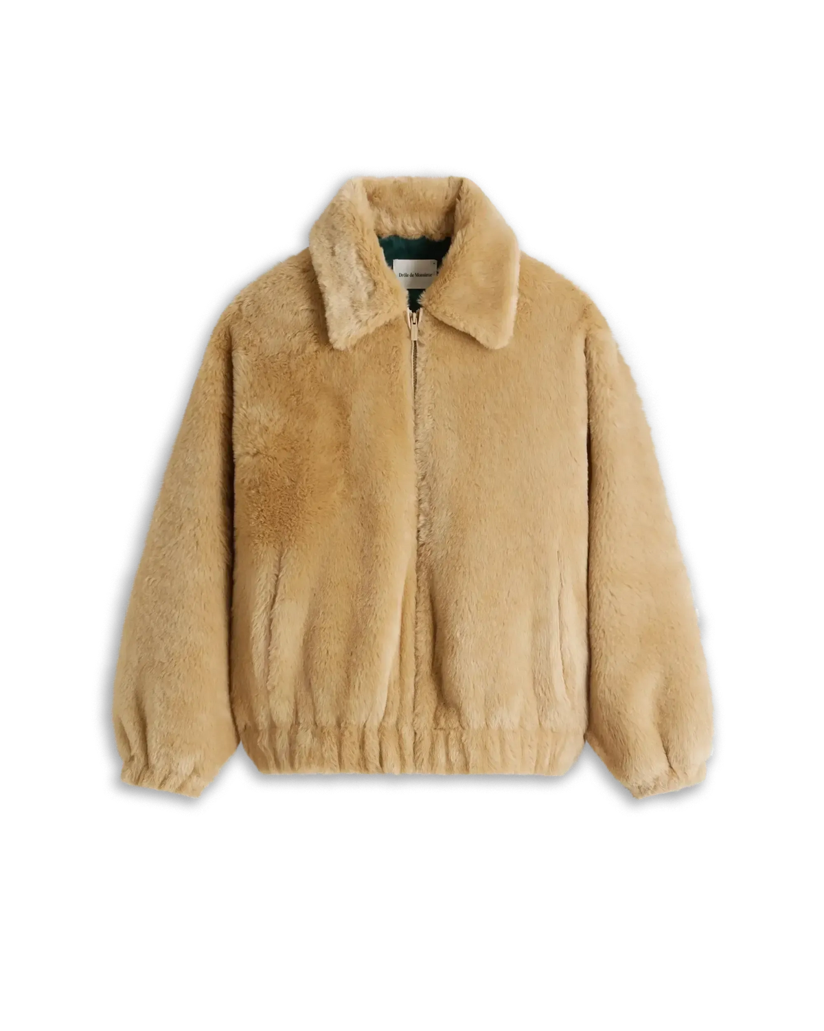 Faux Fur Slogan-DRÔLE DE MONSIEUR-Verso