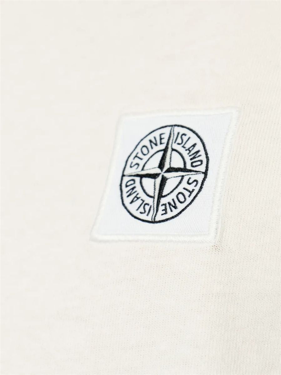 Regular-fit t-shirt with compass patch-STONE ISLAND-Verso