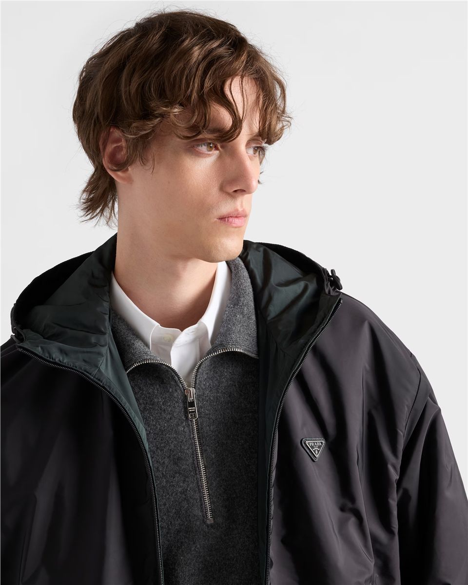 Reversible re-nylon jacket-PRADA-Verso