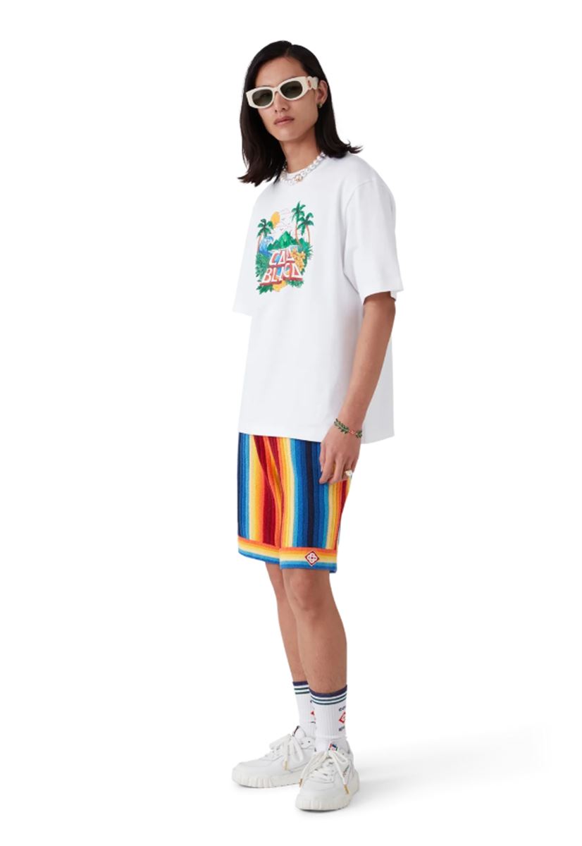 CASA BEACH WAVE T-SHIRT - CASABLANCA - Verso