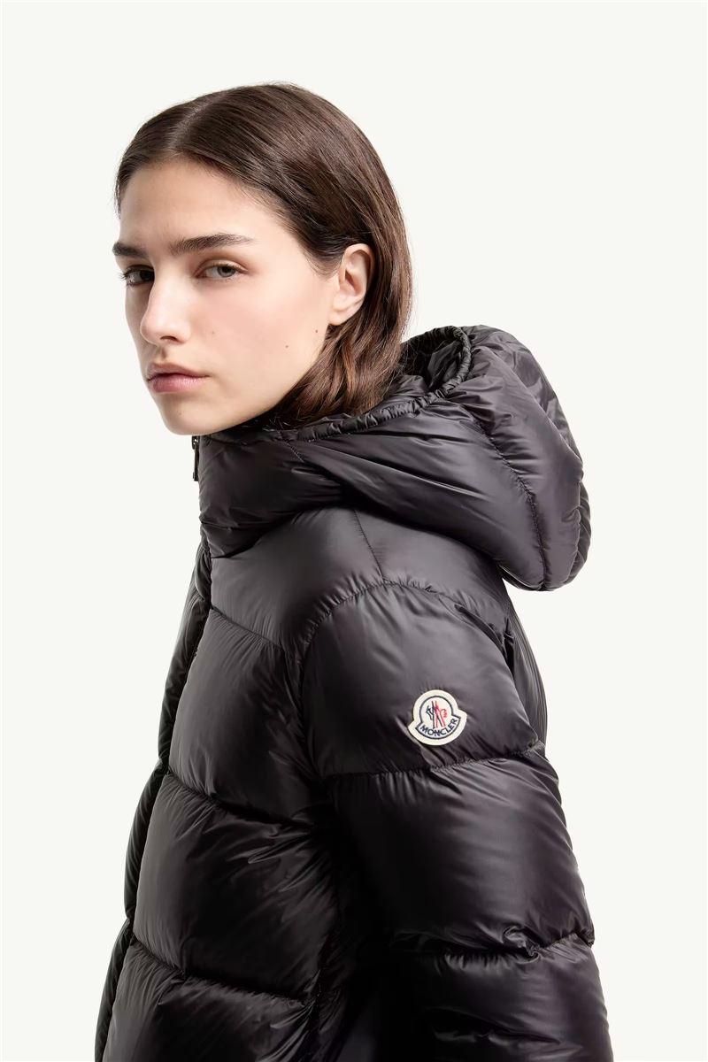 Feligule hooded short down jacket-MONCLER-Verso