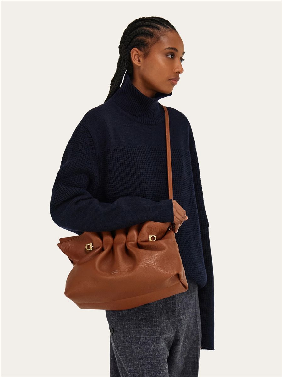 Ferragamo Soft-Bag (M)-FERRAGAMO-Verso
