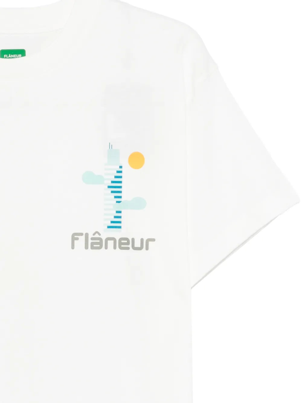 Festival map graphic-print t-shirt-FLÂNEUR-Verso