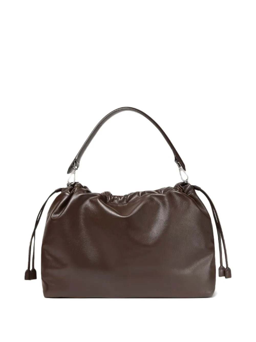 FF-buckle leather shoulder bag-FENDI-Verso