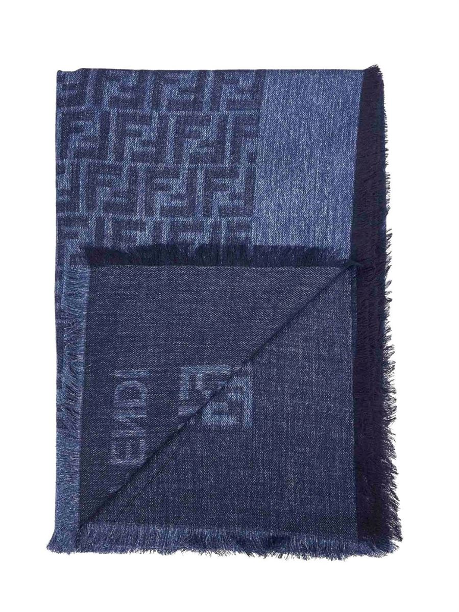 Ff fringed scarf-FENDI-Verso