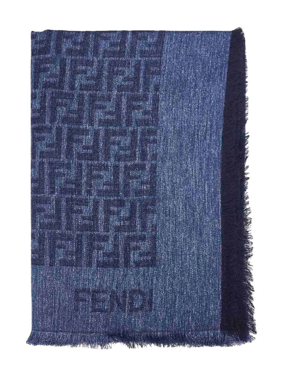 Ff fringed scarf-FENDI-305274-TU-Verso