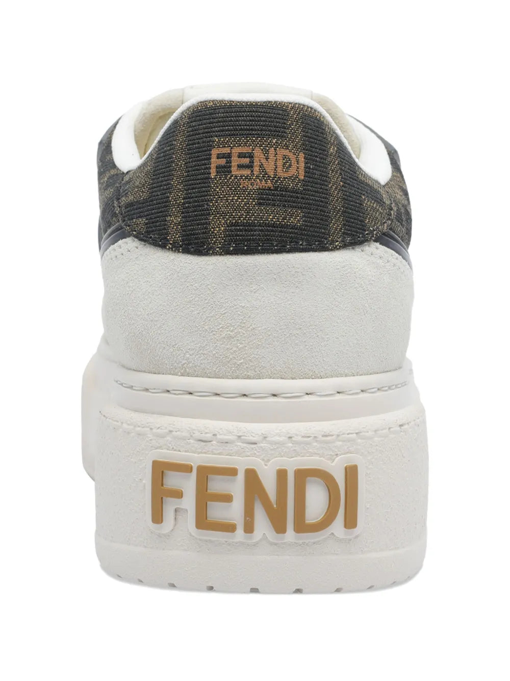 Ff logo platform sneakers-FENDI-Verso